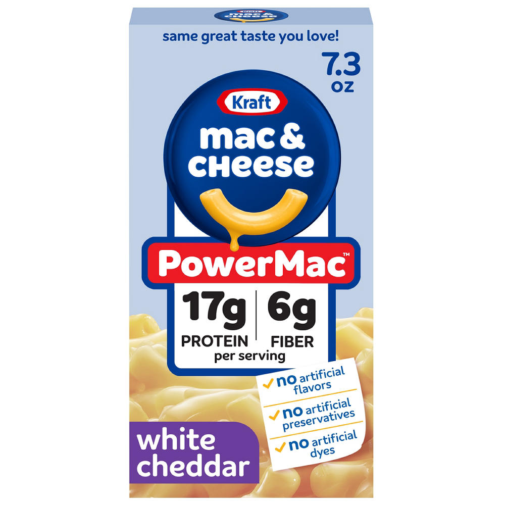 Kraft Power Mac White Cheddar Mac & Cheese, 7.3 oz