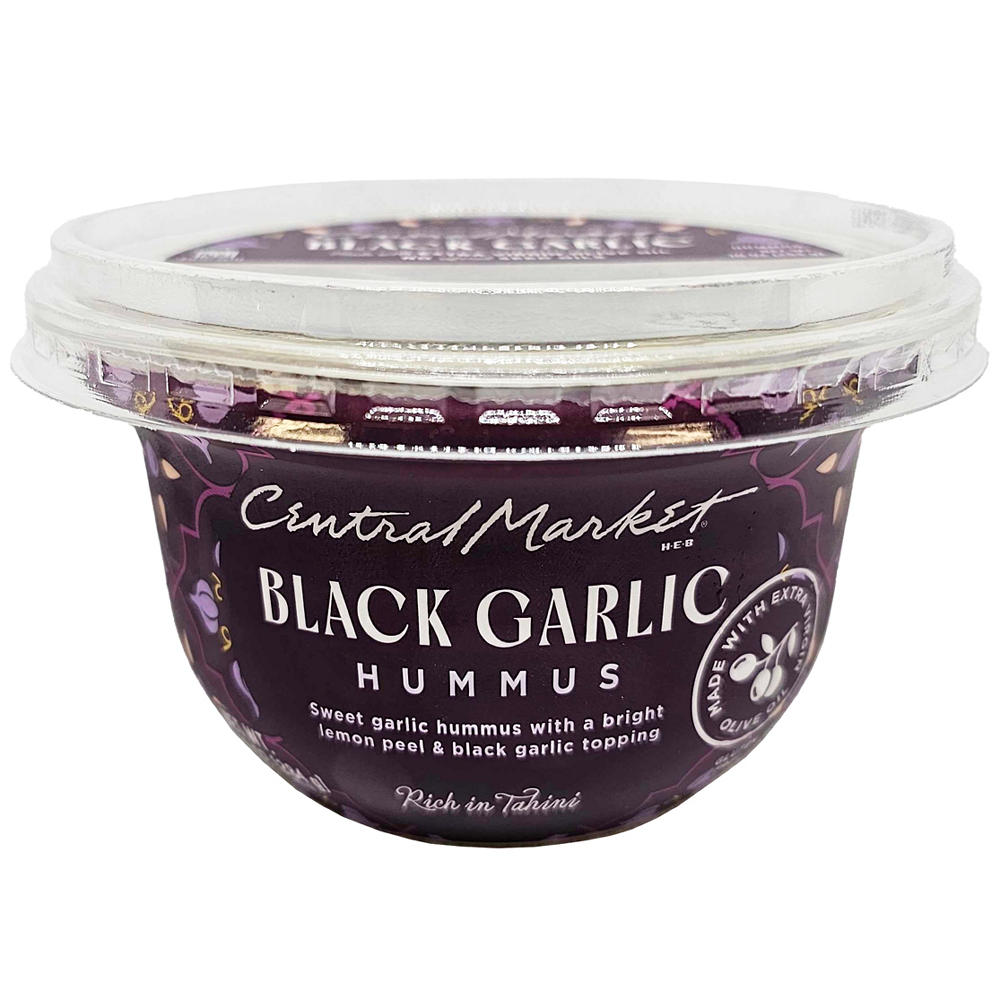 Central Market Black Garlic Hummus, 10 oz