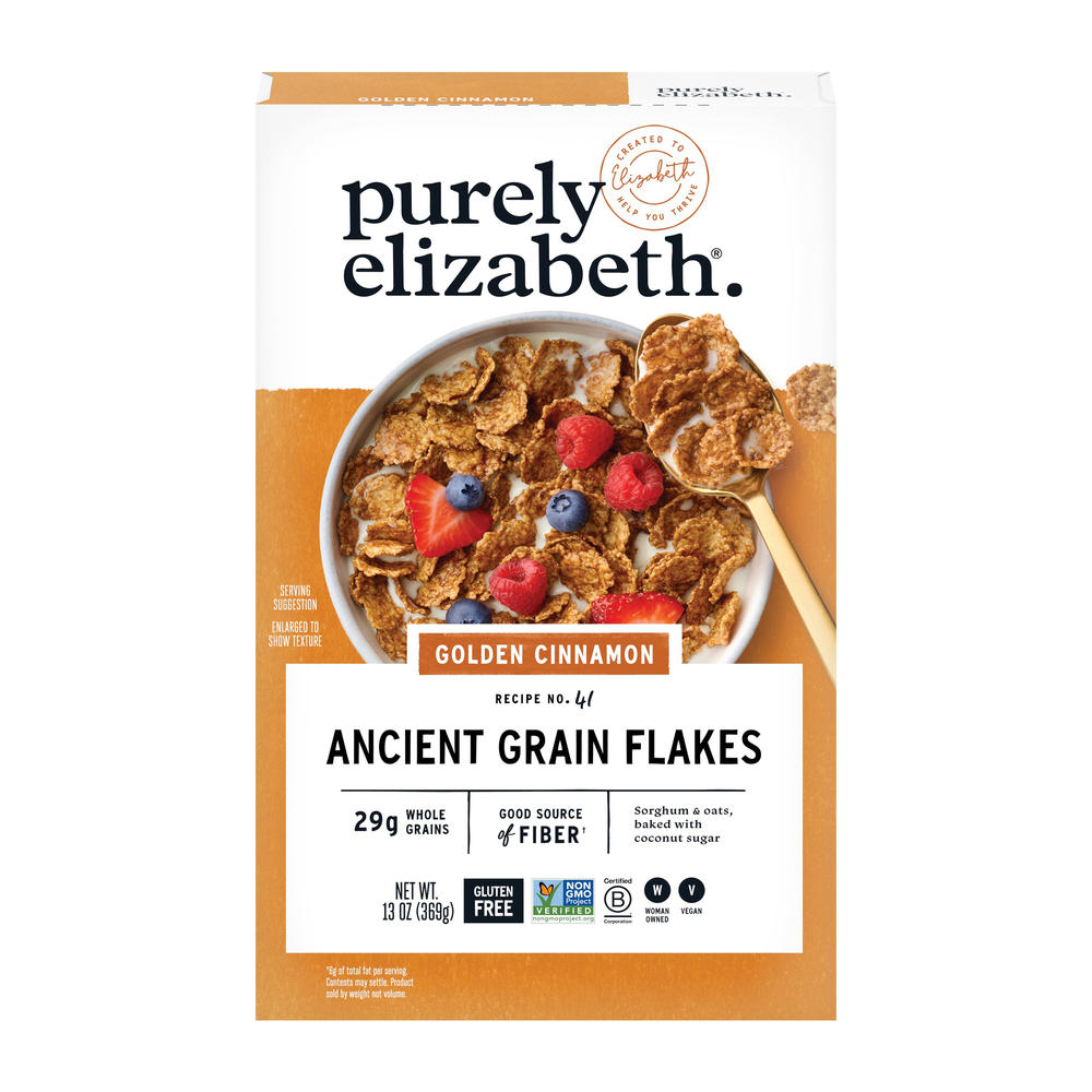 Purely Elizabeth Golden Cinnamon Ancient Grain Flakes, 13 oz
