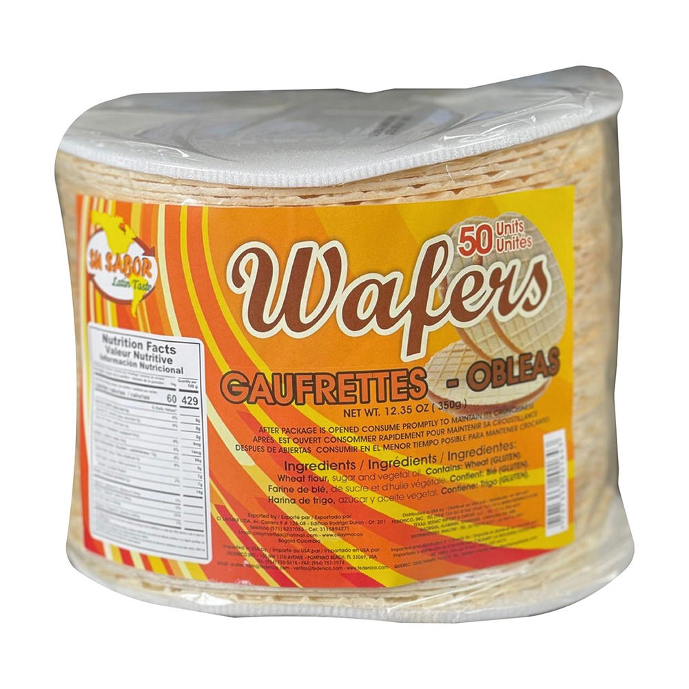 Su Sabor Obleas Wafers, 50 ct