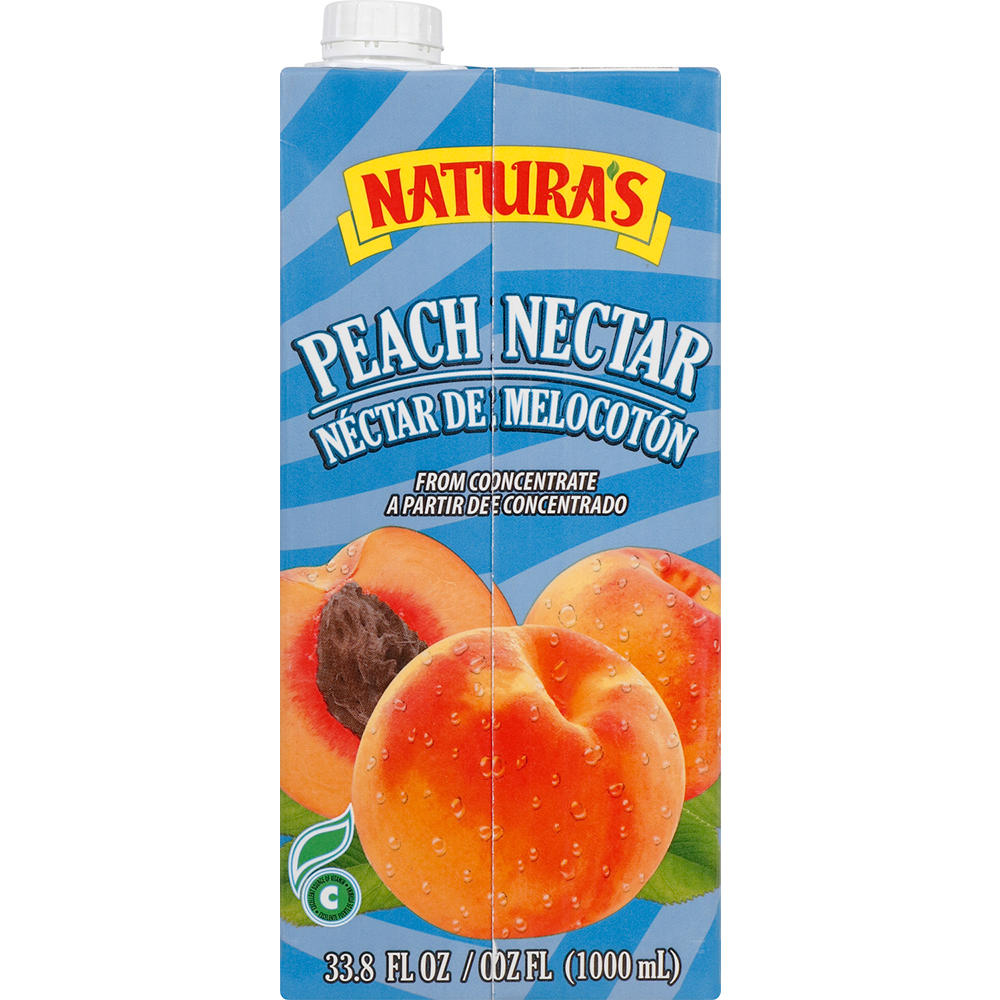 Natura's Peach Nectar, 33.8 oz