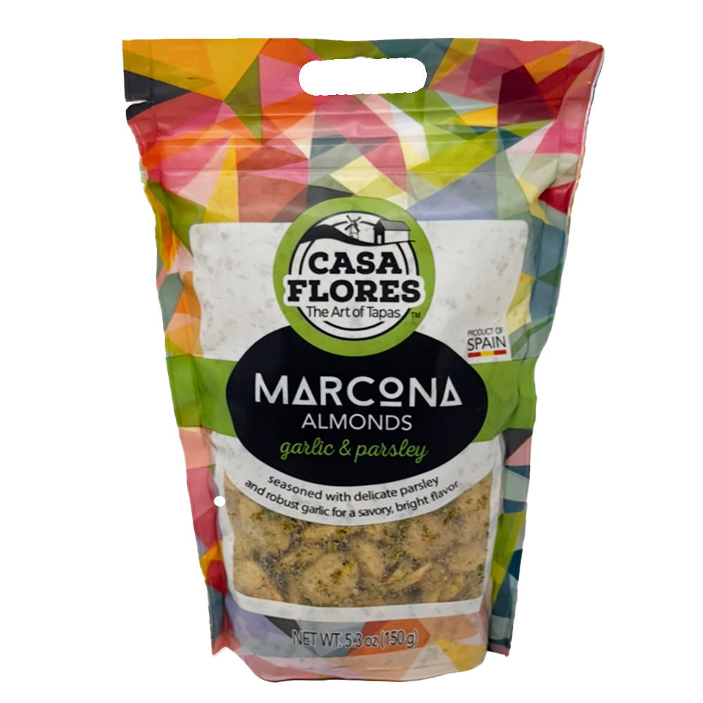 Casa Flores Marcona Almonds - Garlic & Parsley, 5.3 oz