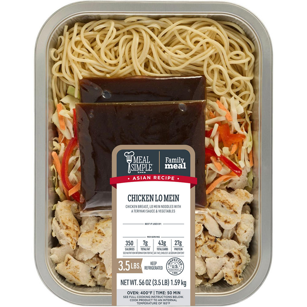 Meal Simple by H-E-B Family Meal - Chicken Lo Mein, 3.5 lbs