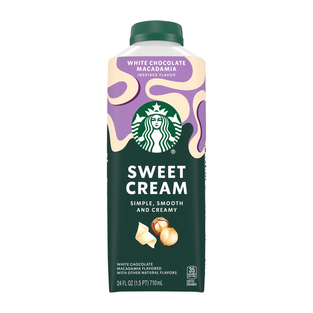 Starbucks Sweet Cream Coffee Creamer - White Chocolate Macadamia, 24 oz