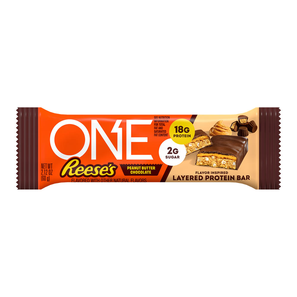 One Reese's Peanut Butter Chocolate Protein Bar, 2.12 oz