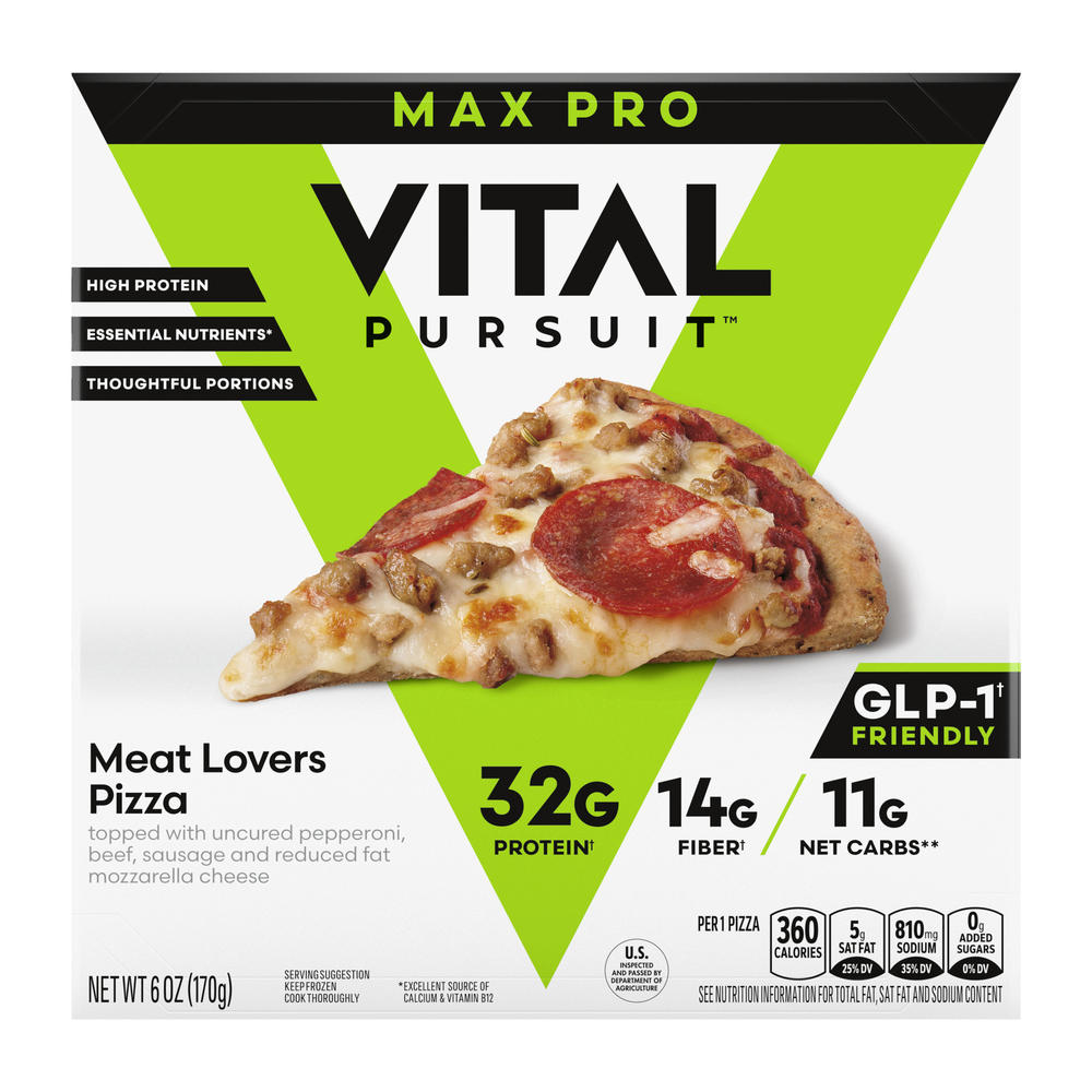 Vital Pursuit Max Pro Meat Lovers Pizza, 6 oz