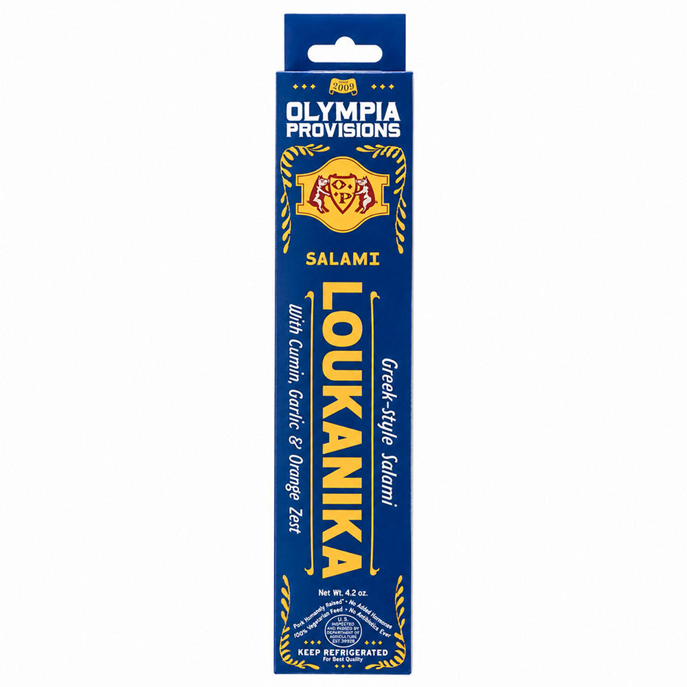 Olympia Provisions Loukanika Greek Salami, 4.2 oz