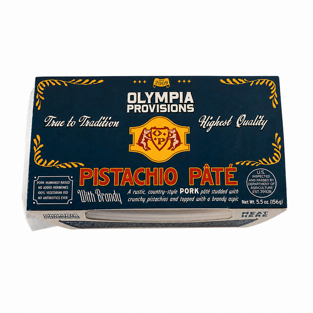 Olympia Provisions Pistachio Pate with Brandy, 5.5 oz