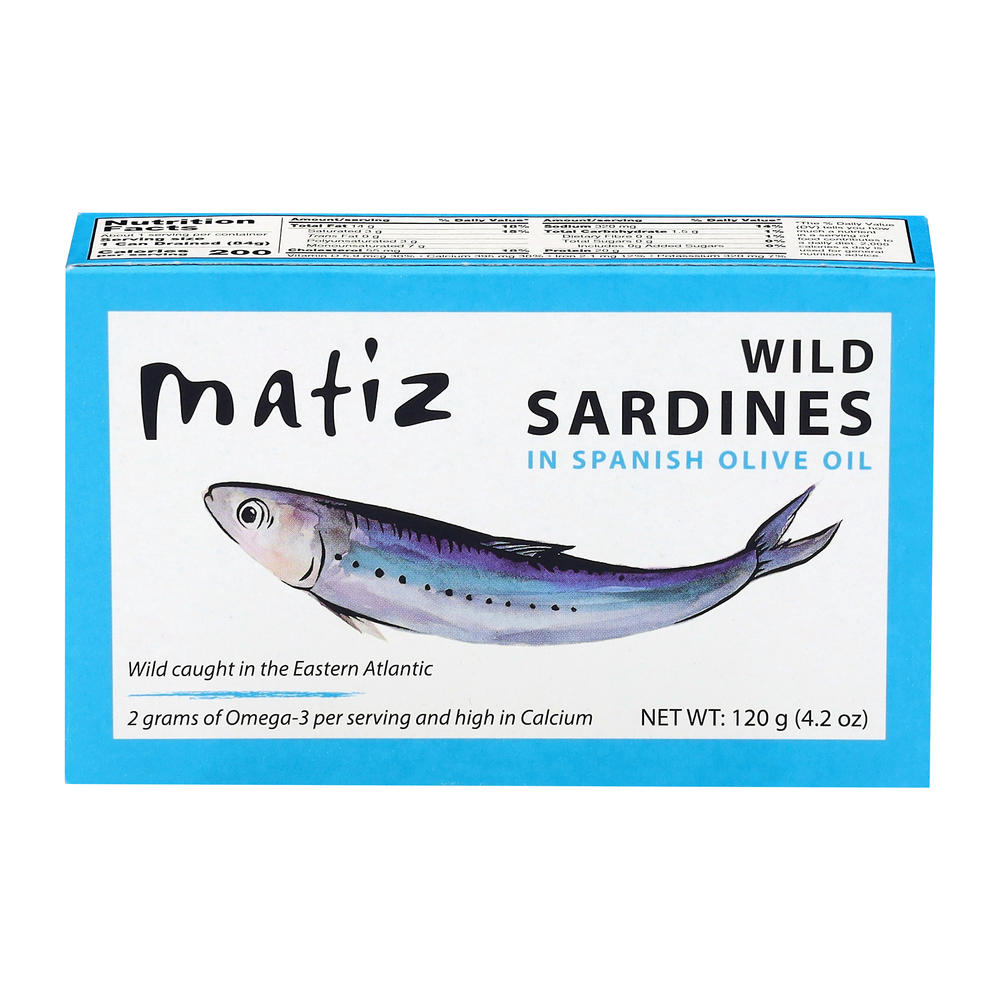 Matiz Wild Sardines in Spanish Olive Oil, 4.2 oz