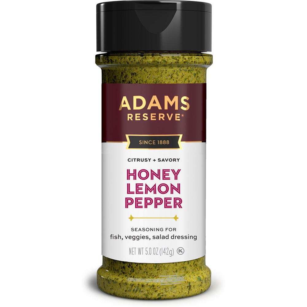 Adams Reserve Honey Lemon Pepper, 5 oz