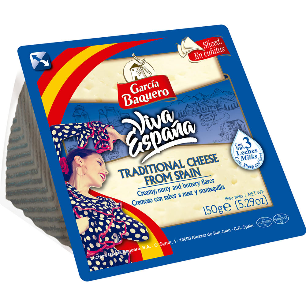 Garcia Baquero Viva Espana Sliced Spanish Cheese, 5.29 oz