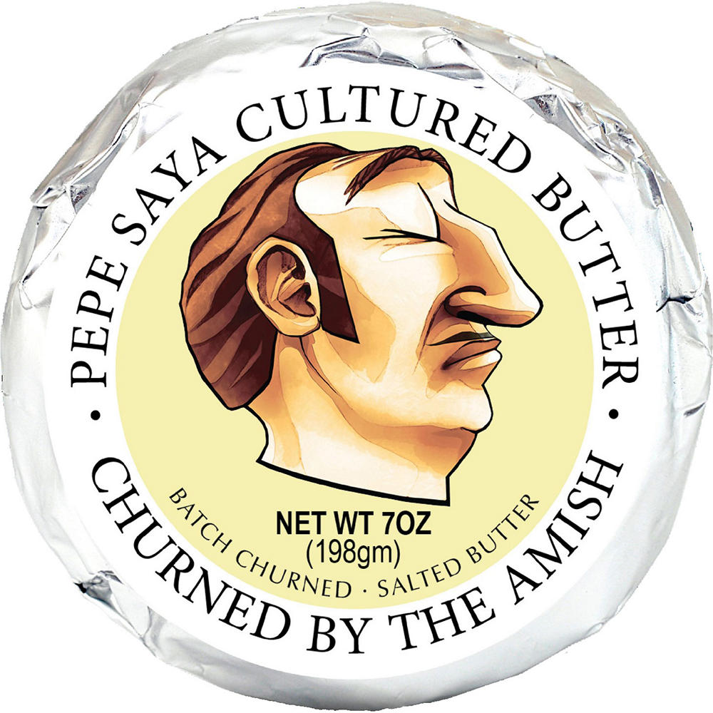 Pepe Saya Cultured Salted Butter, 7 oz