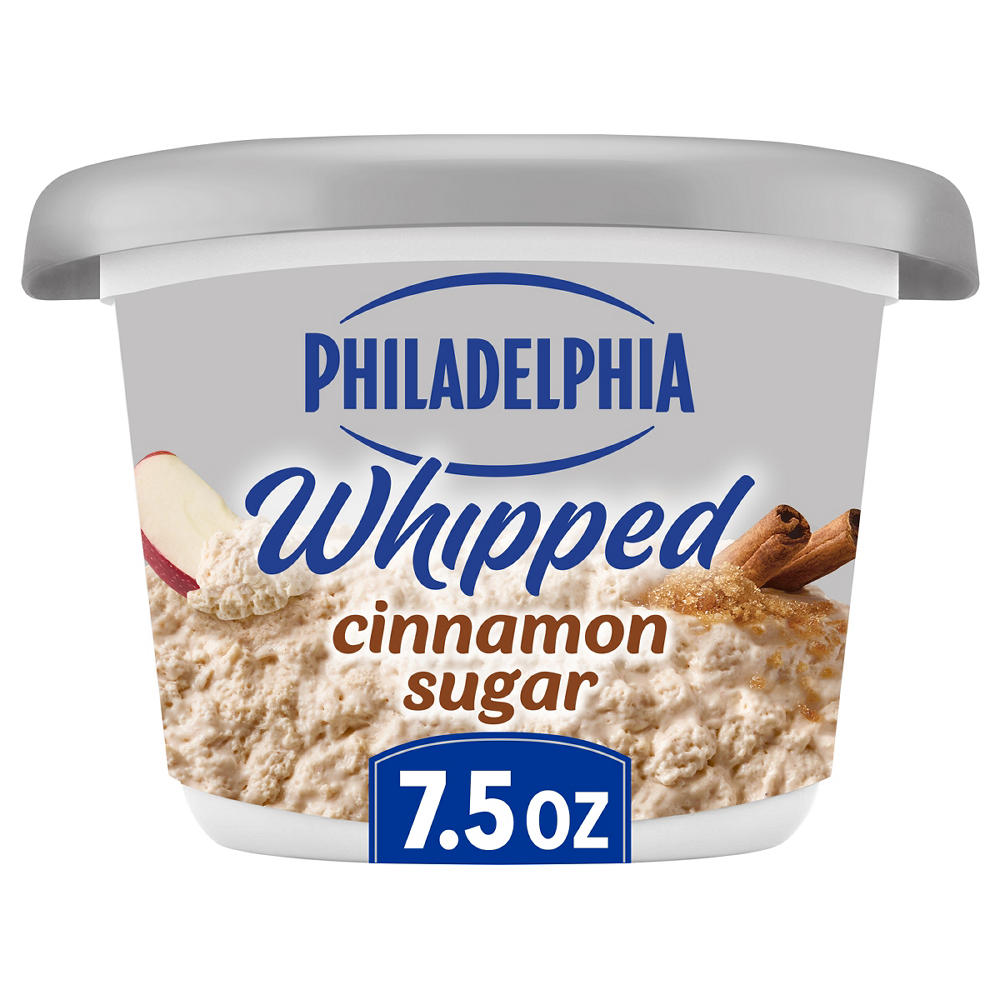 Philadelphia Cinnamon Sugar Whipped Cream Cheese, 7.5 oz