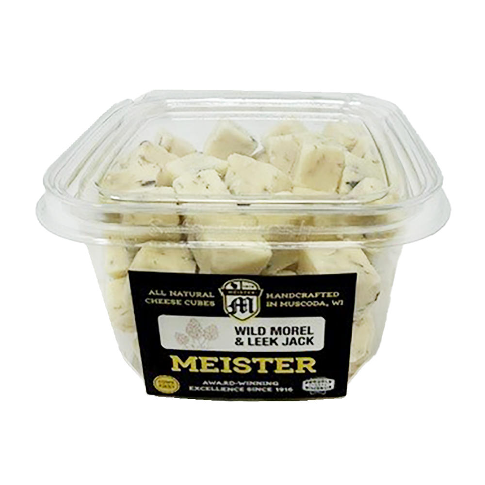Meister Wild Morel & Leek Jack Cheese Cubes, Avg. 0.5 lb