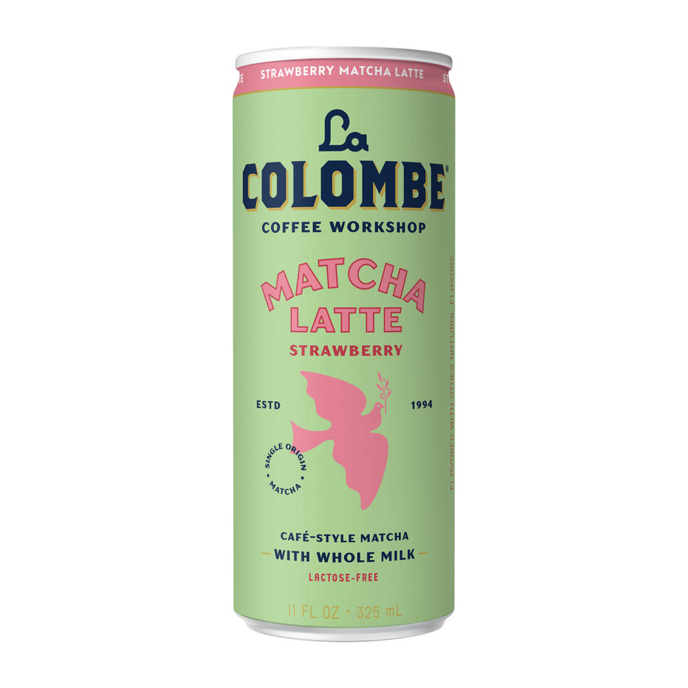 La Colombe Strawberry Matcha Latte, 11 oz