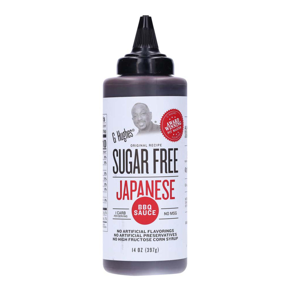 G Hughes Smokehouse Sugar Free Japanese BBQ Sauce, 14 oz