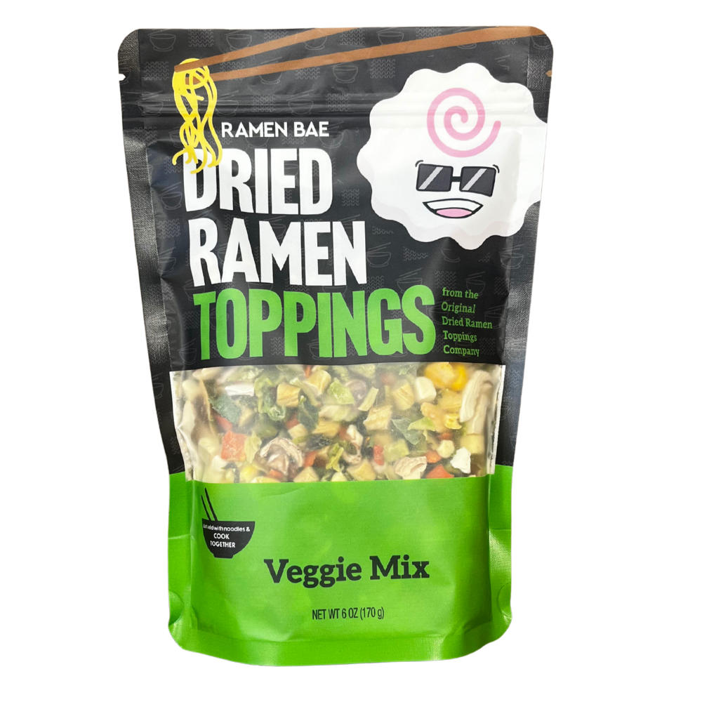 Ramen Bae Dried Ramen Toppings Veggie Mix, 6 oz
