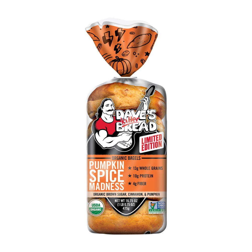 Dave's Killer Bread Bagels Pumpkin Spice Madness, 5 ct
