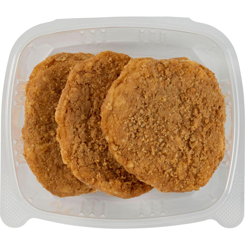 Meal Simple by H-E-B Southern Style Breaded Chicken Breast Patties, 3 ct, Avg. 0.75 lb