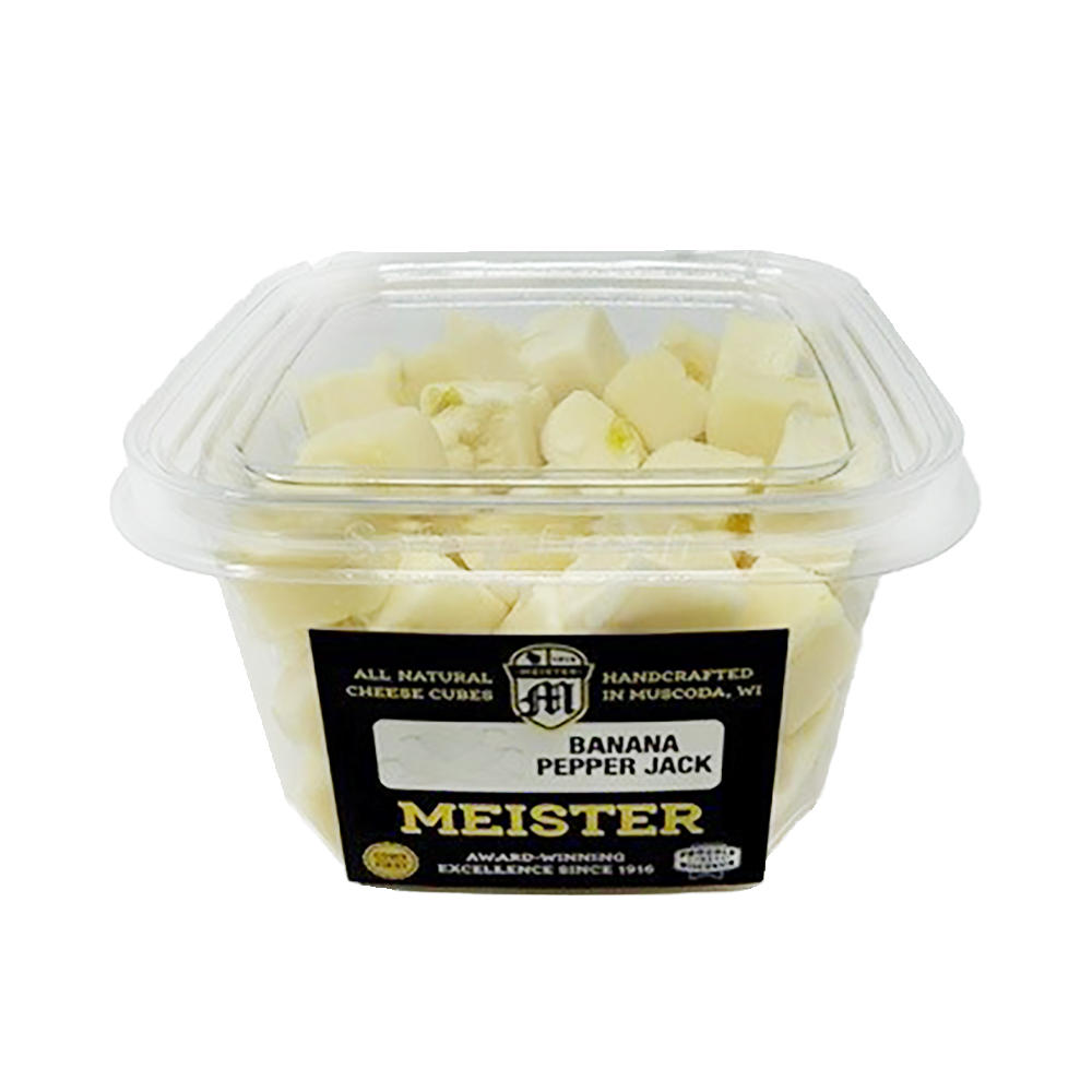 Meister Banana Pepper Jack Cheese Cubes, Avg. 0.5 lb