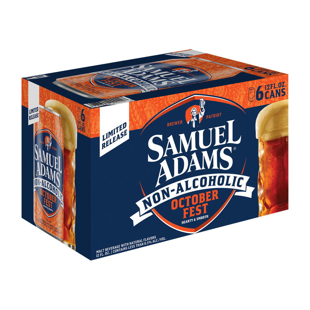 Samuel Adams Non-Alcoholic 6 pk Cans - Octoberfest, 12 oz
