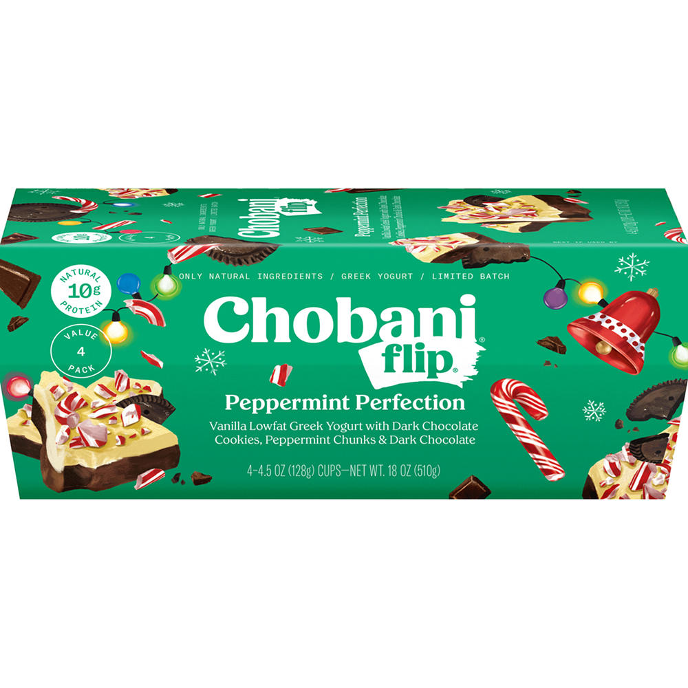 Chobani Flip Greek Yogurt - Peppermint Perfection, 4 ct