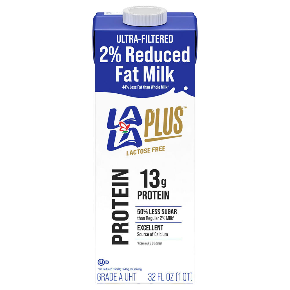 LALA Plus Protein Lactose Free 2% Milk, 32 oz