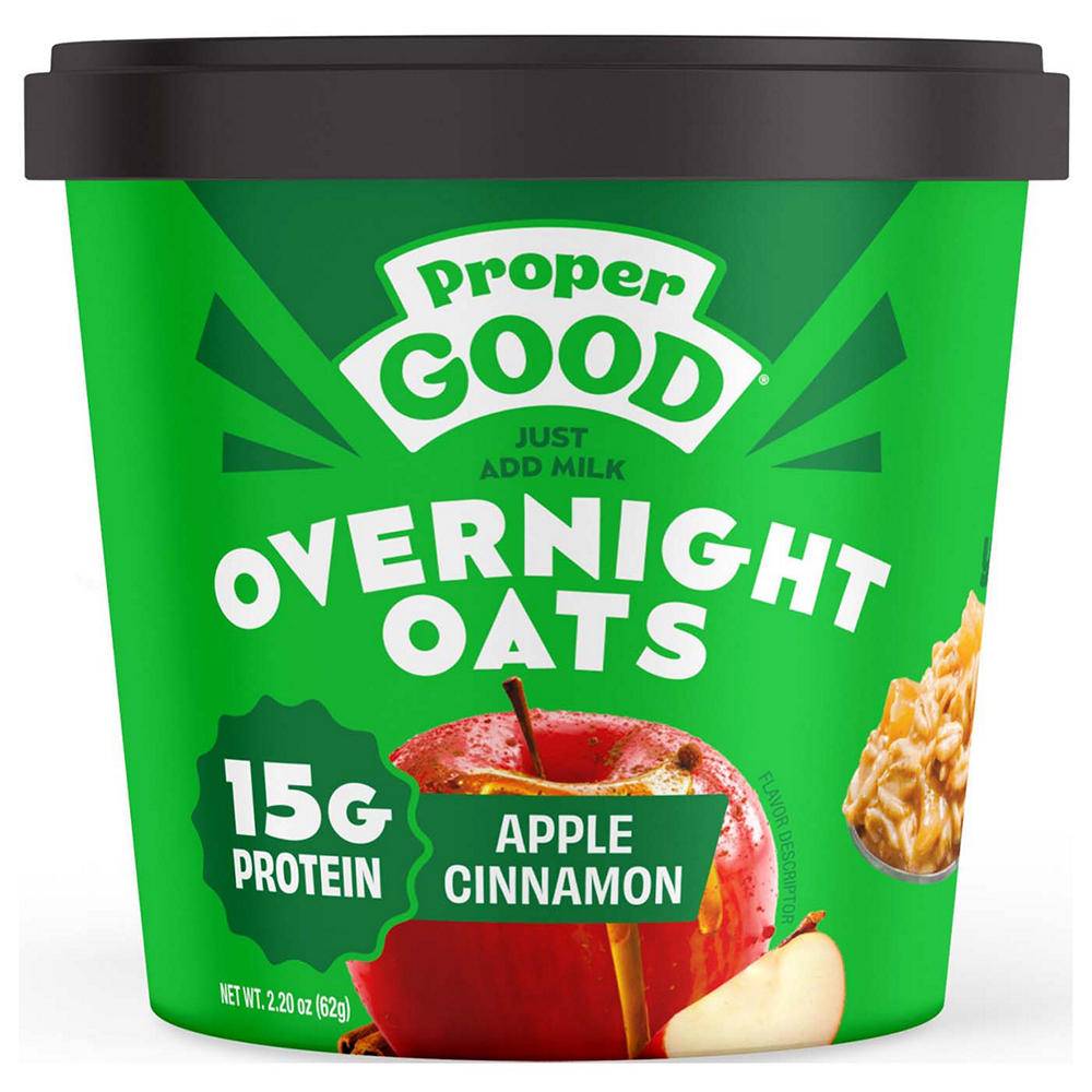 Proper Good Apple Cinnamon Overnight Oats, 2.2 oz