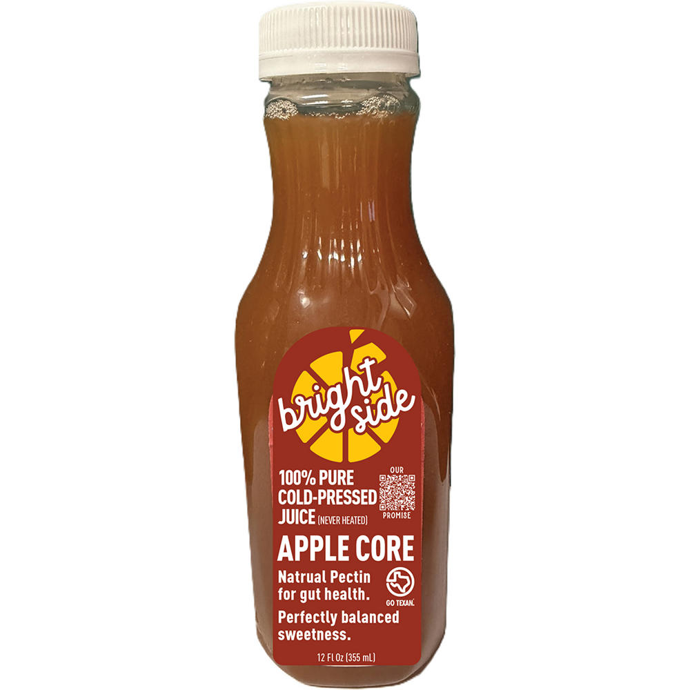 Bright Side Apple Core Juice, 12 fl oz