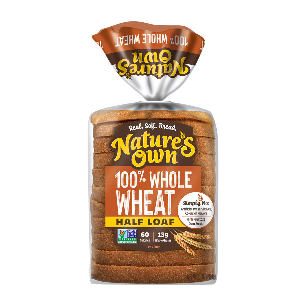 Nature's Own Whole Wheat Half Loaf, 10 oz