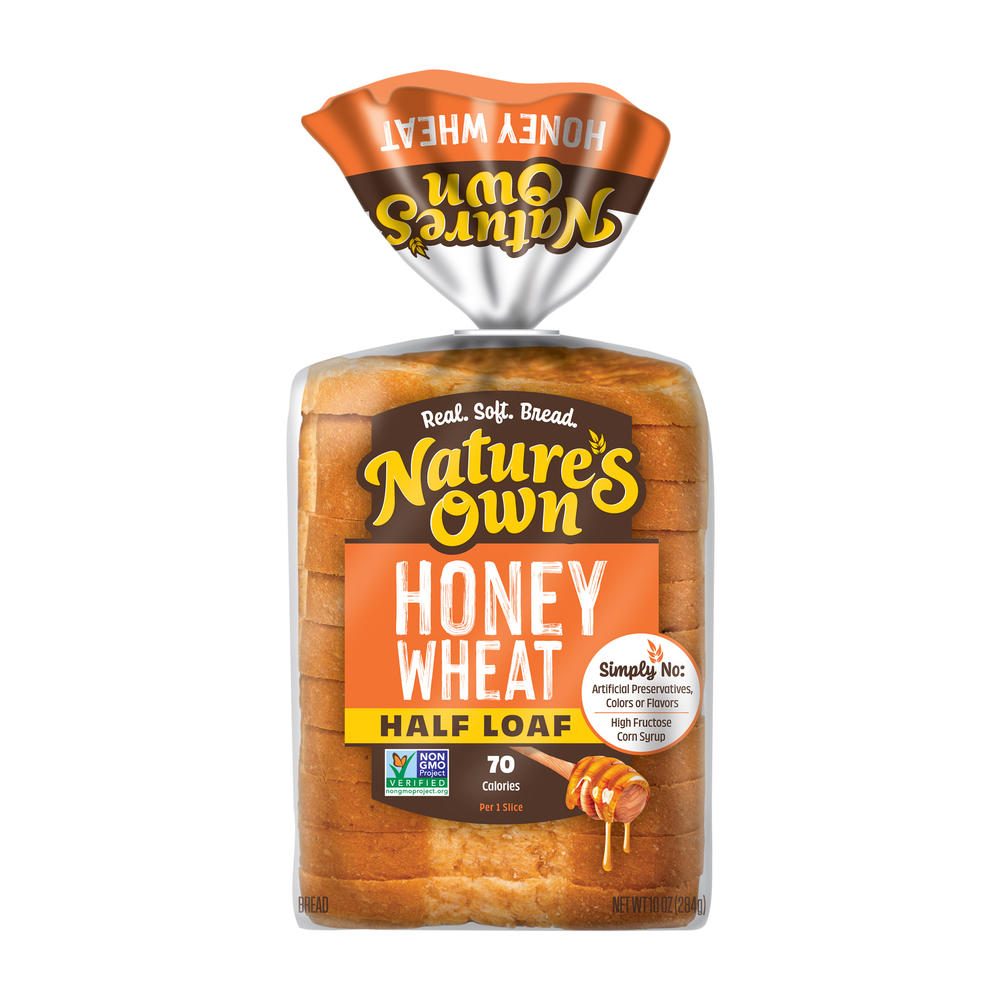 Nature's Own Honey Wheat Half Loaf, 10 oz