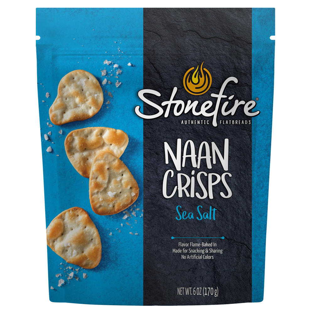 Stonefire Naan Crisps - Sea Salt, 6 oz