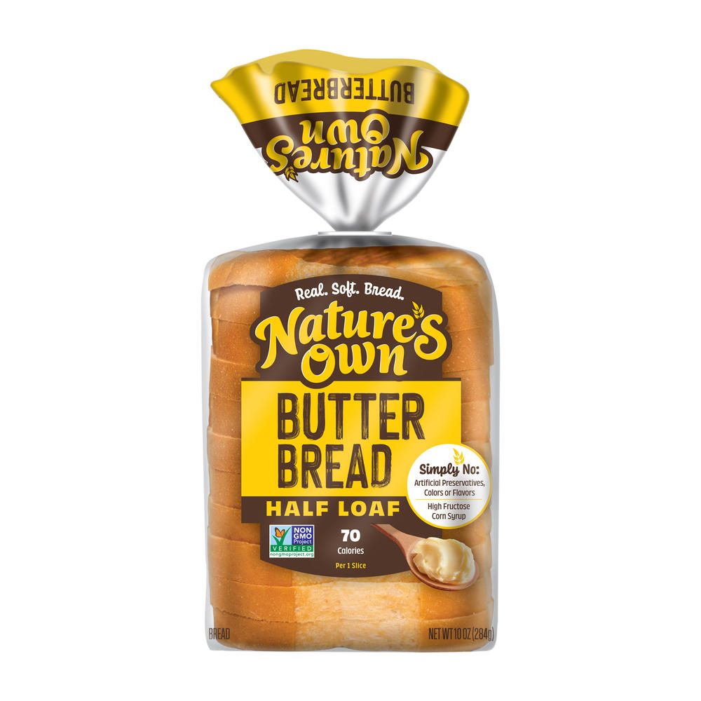 Nature's Own Butter Bread Half Loaf, 10 oz