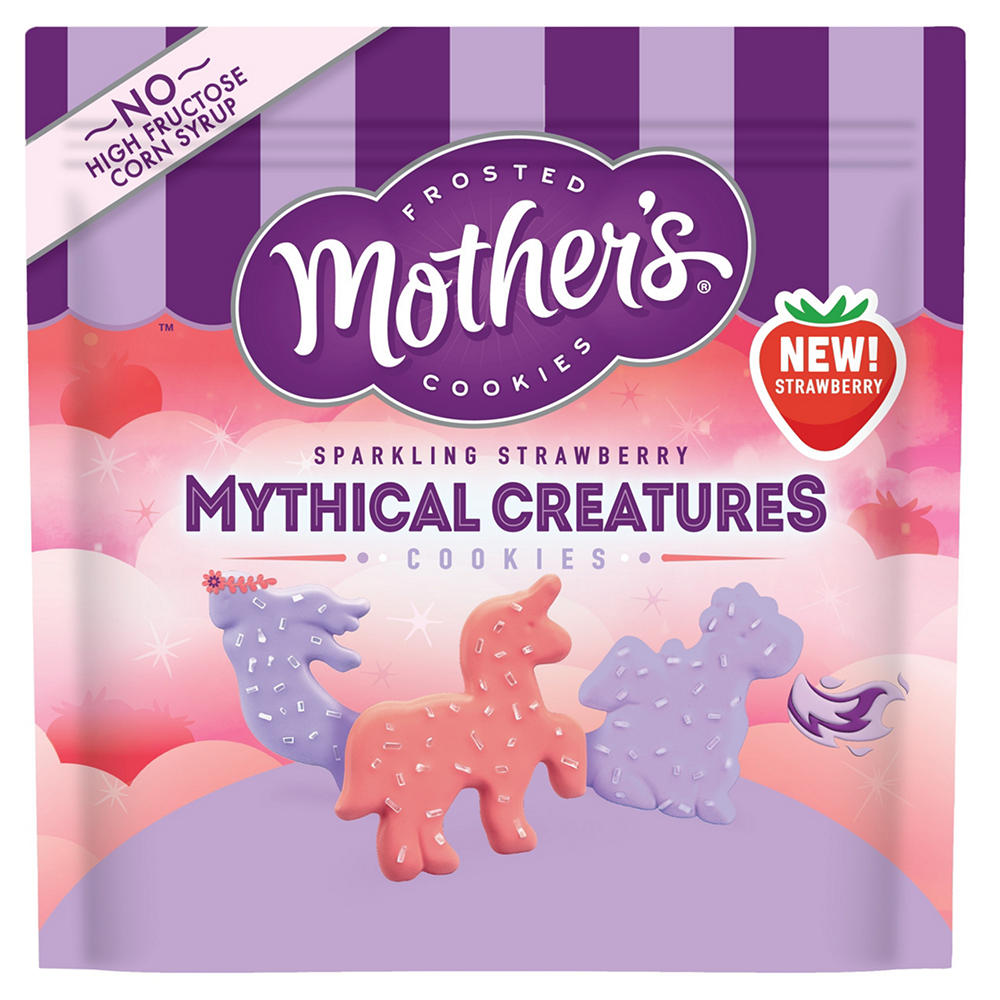 Mother's Sparkling Strawberry Mythical Creatures Cookies, 9 oz