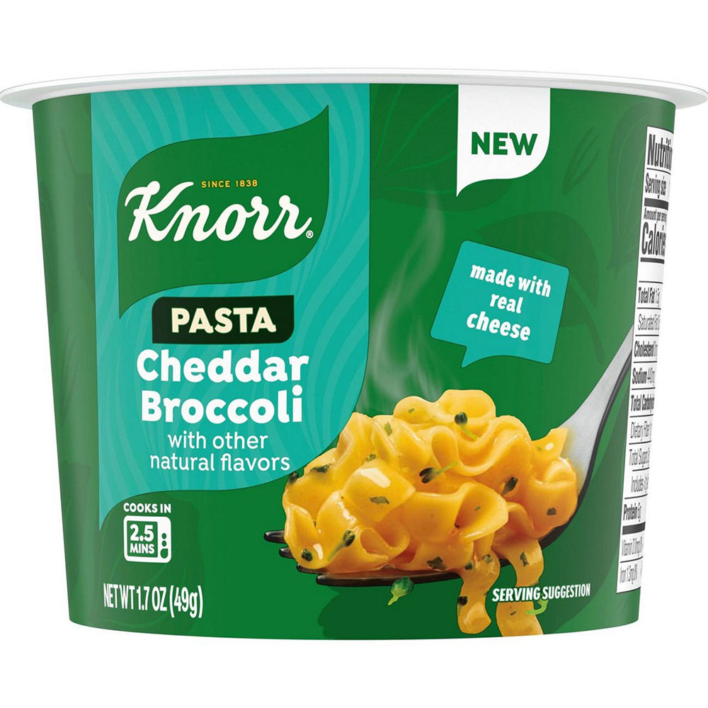 Knorr Cheddar Broccoli Pasta Cup, 1.7 oz