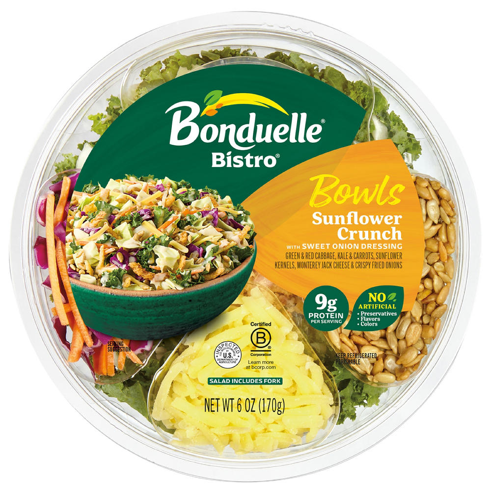 Bonduelle Bistro Salad Bowl - Sunflower Crunch, 6 oz