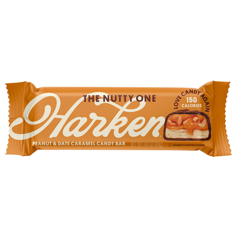 Harken The Nutty One Peanut & Caramel Candy Bar, 1.41 oz