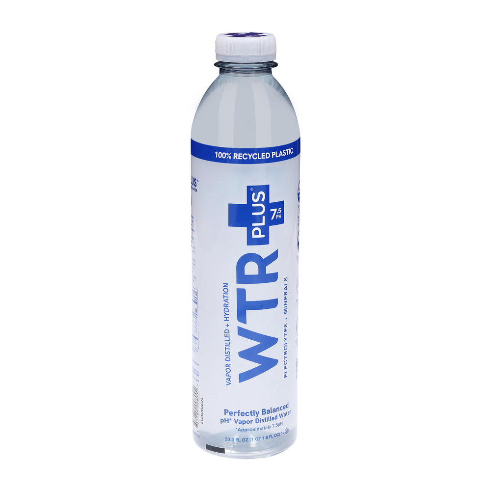 WTR Plus Vapor Distilled Water, 1 L