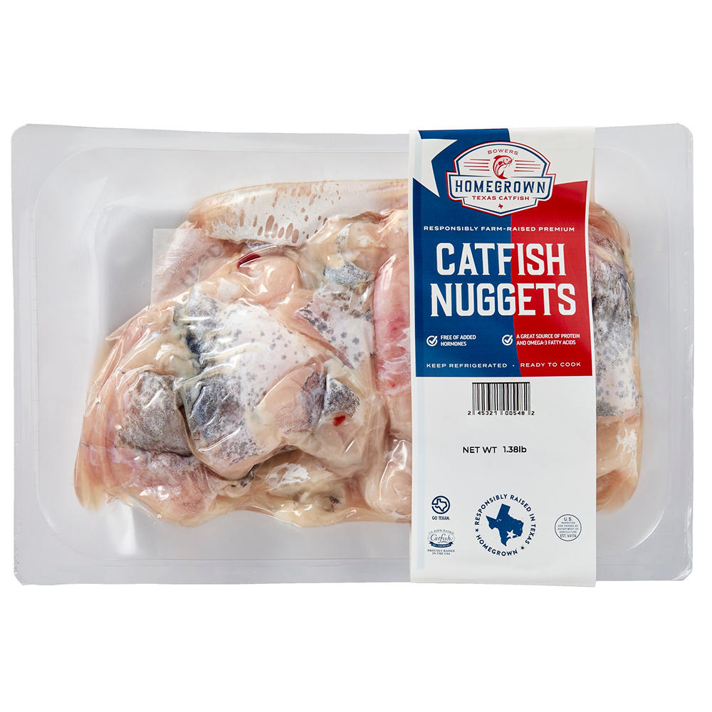 Bowers Homegrown Fresh Catfish Nuggets, Avg. 1.25 lbs