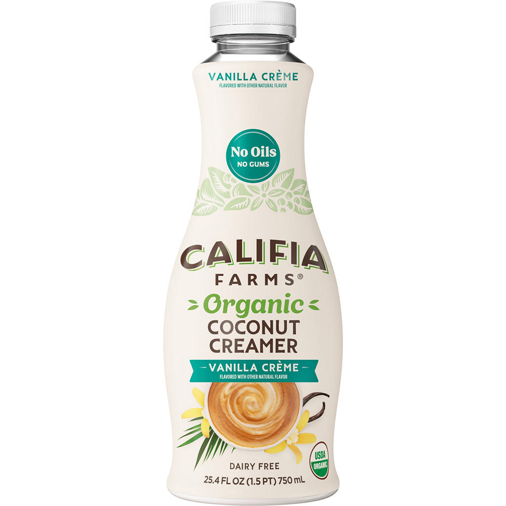Califia Farms Organic Coconut Creamer - Vanilla Creme, 25.4 oz
