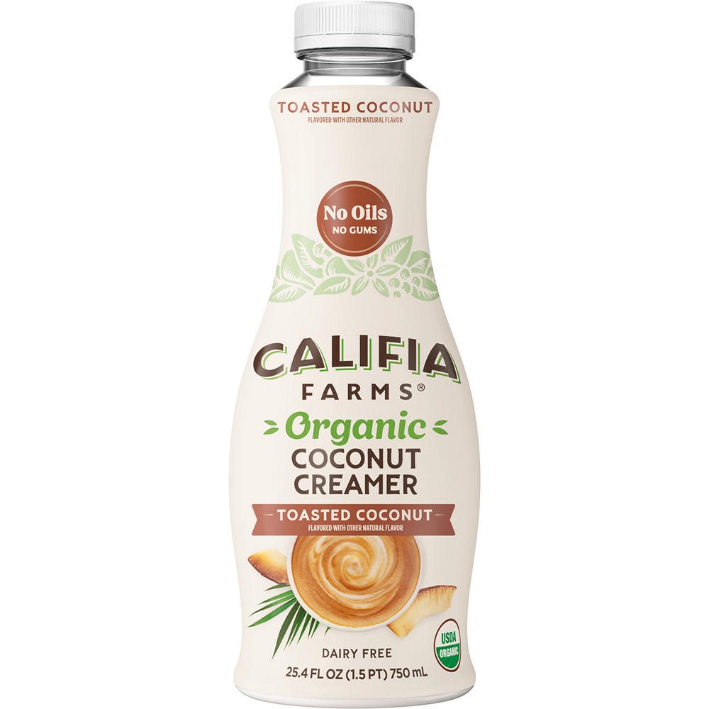Califia Farms Organic Coffee Creamer - Toasted Coconut , 25.4 oz