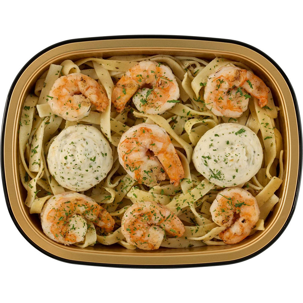 Meal Simple by H-E-B Grilled Shrimp Scampi & Fettuccine, 12 oz