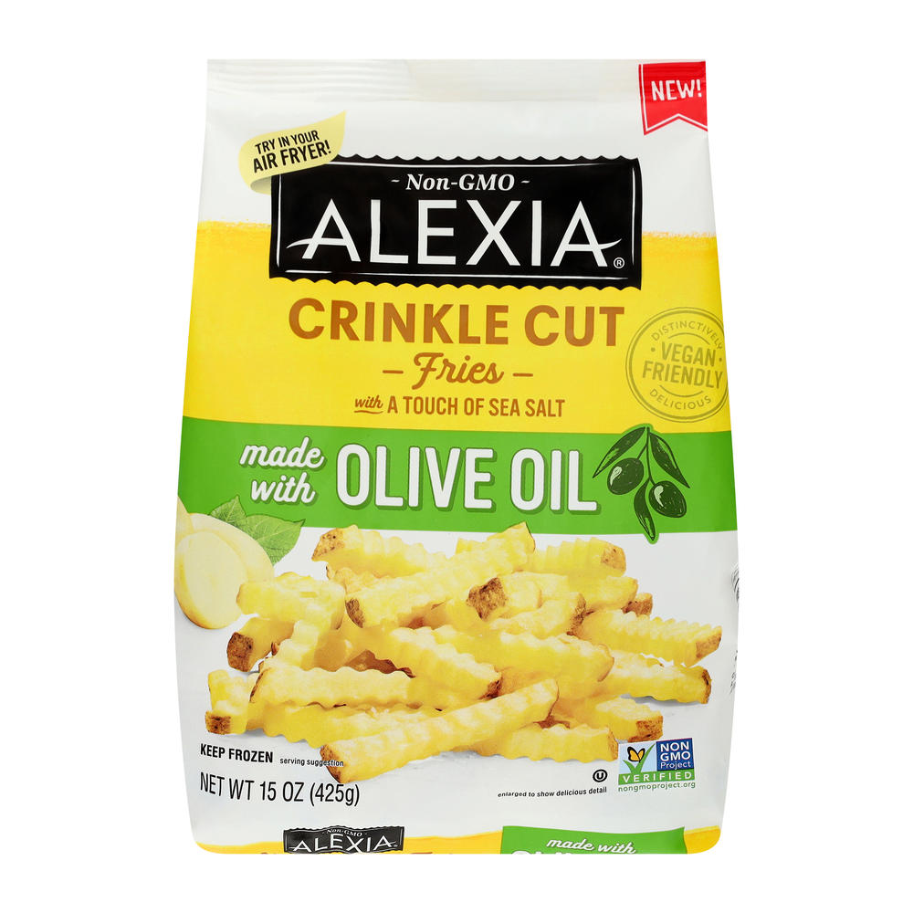 Alexia Crinkle Cut Fries Made with Olive Oil, 15 oz