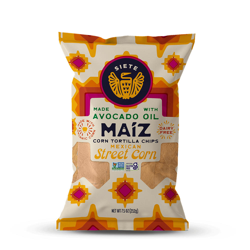 Siete Maíz Mexican Street Corn Tortilla Chips, 7.5 oz
