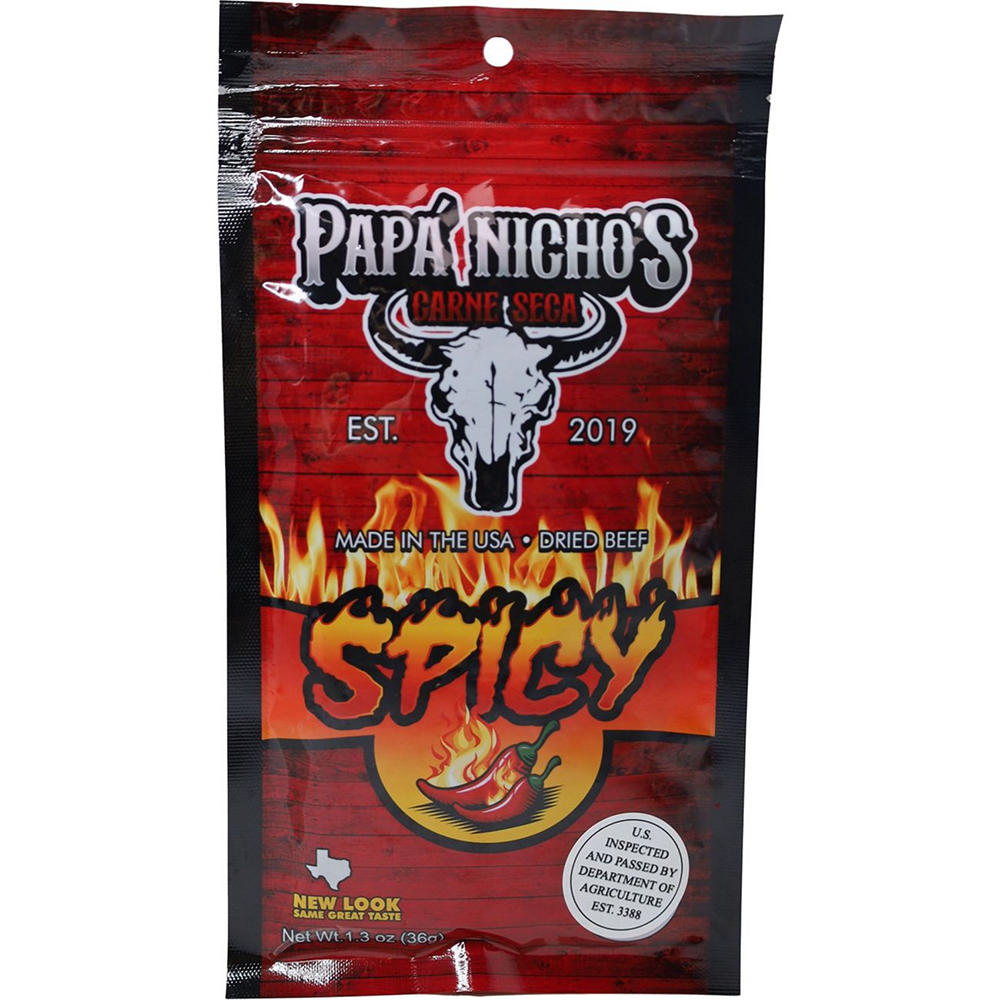 Papá Nicho's Carne Seca Spicy Dried Beef, 1.3 oz