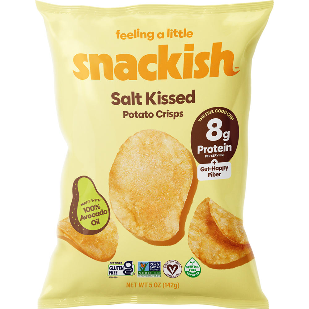 Snackish Salt Kissed Potato Crisps, 5 oz