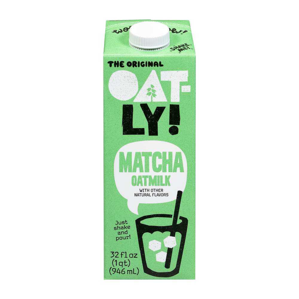 Oatly Matcha Oat Milk Latte, 32 oz