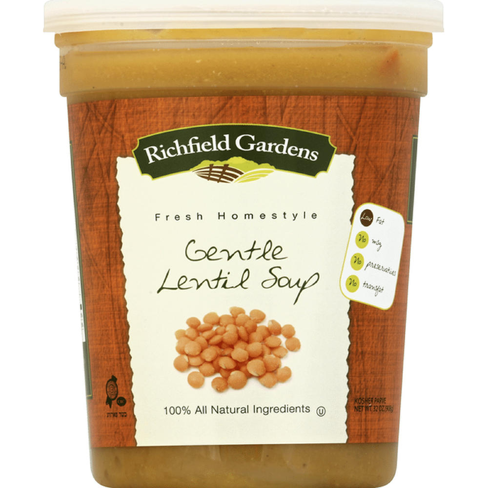Richfield Gardens Fresh Homestyle Gentle Lentil Soup, 32 oz