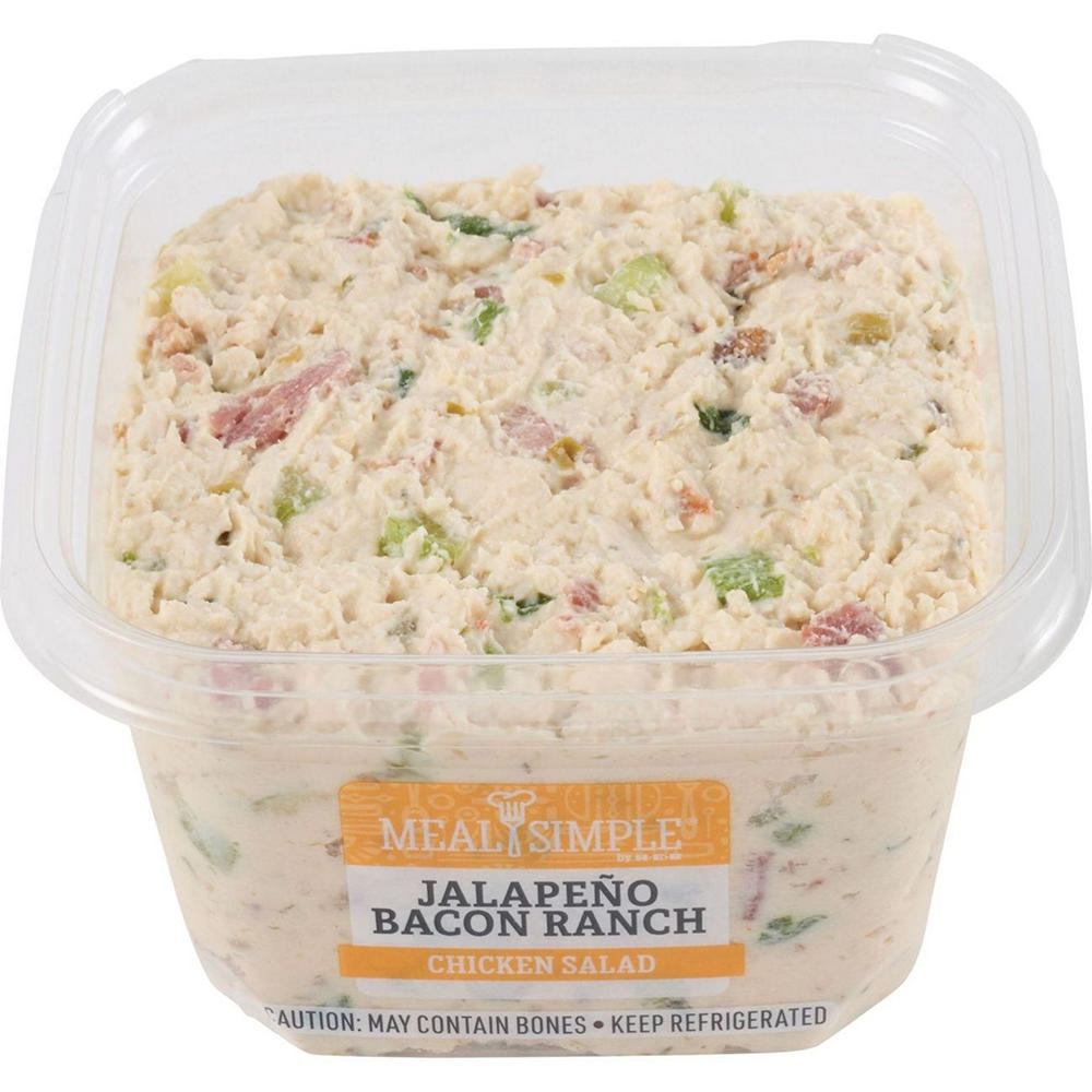 Meal Simple by H-E-B Jalapeno Bacon Ranch Chicken Salad, Avg. 1.0 lb