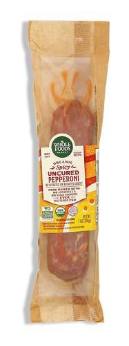 Whole Foods Market Organic Spicy Uncured Pepperoni, 7 OZ